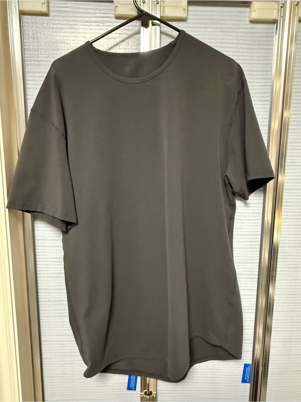 Bylt Basics Lux XL Men's Crew Neck Short Sleeve Shirt - Dark Gray